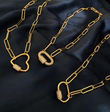 Ladda upp bild till gallerivisning, SCREWED HEART NECKLACE