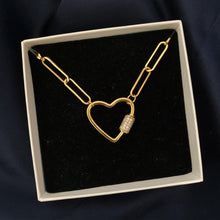 Ladda upp bild till gallerivisning, SCREWED HEART NECKLACE