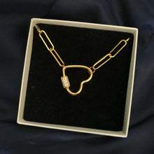 Ladda upp bild till gallerivisning, SCREWED HEART NECKLACE