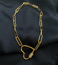 Ladda upp bild till gallerivisning, SCREWED HEART NECKLACE