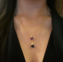 Ladda upp bild till gallerivisning, AMETHYST GEM NECKLACE