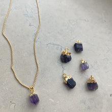 Ladda upp bild till gallerivisning, AMETHYST GEM NECKLACE