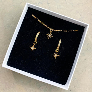 CZ STAR HOOPS