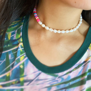 HEISHI PEARL NECKLACE