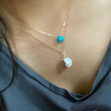 Ladda upp bild till gallerivisning, MOJAVE TURQUOISE NECKLACE
