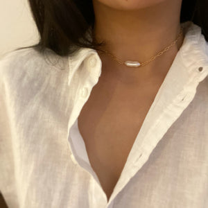 SIDE BAR NECKLACE - Sample Sale