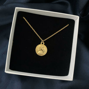 GOLD COIN NECKLACE