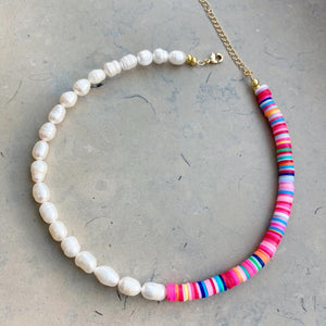 HEISHI PEARL NECKLACE