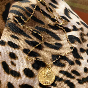 GOLD COIN NECKLACE