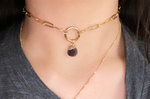 AMETHYST CHOKER - Sample Sale